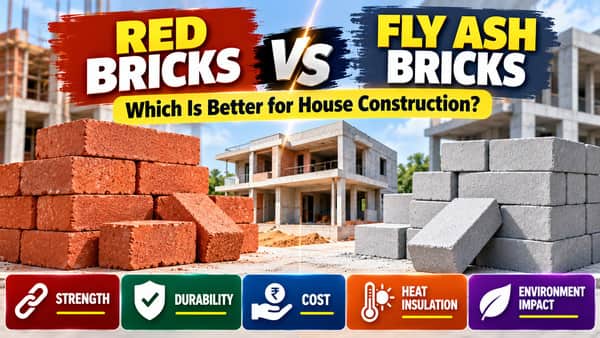 Red Bricks vs Fly Ash Bricks